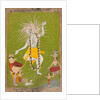 God Shiva in His Ferocious Aspect as Mahakala Dancing, c. 1700-1710 by Unknown