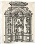 Great Altar with the Virgin, in a border with SS. Christopher, George, Barbara, Catherine, 1520 by Albrecht Altdorfer