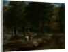 Greek Cavalry Men Resting in Forest, 1858 by Eugène Delacroix