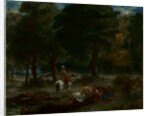Greek Cavalry Men Resting in Forest, 1858 by Eugène Delacroix