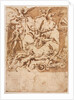 Grotesque with a Satyr Feeding a Dragon, c. 1565/1588 by Marco Marchetti