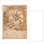 Grotesque with a Satyr Feeding a Dragon, c. 1565/1588 by Marco Marchetti