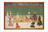 Group Portrait of Rajas Surrounded by the Courtly Retinue, c. 1700-20 by Unknown