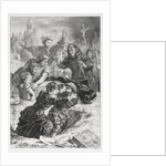 Hamlet: Hamlet and Laertes in the Grave of Ophelia, 1843 by Eugène Delacroix