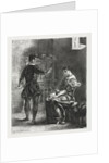 Hamlet: Hamlet and Ophelia, 1834 by Eugène Delacroix