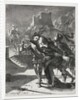 Hamlet: Hamlet Rushes to Follow the Ghost of his Father, 1835 by Eugène Delacroix