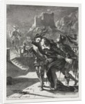 Hamlet: Hamlet Rushes to Follow the Ghost of his Father, 1835 by Eugène Delacroix