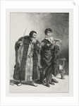 Hamlet: Polonius and Hamlet, 1834 by Eugène Delacroix