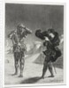 Hamlet: The Phantom on the Terrace, 1843 by Eugène Delacroix