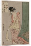 Hanaogi of Ogiya from the series Picture Puzzles, c. 1797 by Kitagawa Utamaro