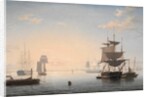 Harbor of Boston, with the City in the Distance, c. 1846-1847 by Fitz Henry Lane