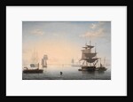 Harbor of Boston, with the City in the Distance, c. 1846-1847 by Fitz Henry Lane