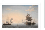 Harbor of Boston, with the City in the Distance, c. 1846-1847 by Fitz Henry Lane