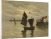 Harbor Scene, undated by Frank Boggs
