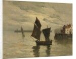 Harbor Scene, undated by Frank Boggs