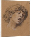 Head of a Boy Singing, c. 1898 by Luc-Olivier Merson