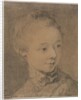 Head of a Young Girl Turning toward the Right, 1758? by François Hubert Drouais (attributed to)