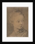 Head of a Young Girl Turning toward the Right, 1758? by François Hubert Drouais (attributed to)