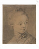 Head of a Young Girl Turning toward the Right, 1758? by François Hubert Drouais (attributed to)