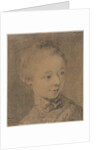 Head of a Young Girl Turning toward the Right, 1758? by François Hubert Drouais (attributed to)