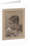 Head of a Young Man in Profile with a Book, c. 1730/40s by Giovanni Battista Piazzetta