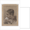 Head of a Young Man in Profile with a Book, c. 1730/40s by Giovanni Battista Piazzetta