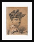 Head of a Young Man Wearing a Hat, before 1735 by Giovanni Battista Piazzetta