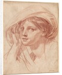 Head of a Young Woman, c. 1785 by Jean-Baptiste Greuze