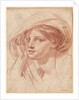 Head of a Young Woman, c. 1785 by Jean-Baptiste Greuze