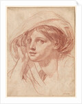Head of a Young Woman, c. 1785 by Jean-Baptiste Greuze