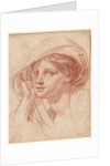 Head of a Young Woman, c. 1785 by Jean-Baptiste Greuze