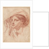 Head of a Young Woman, c. 1785 by Jean-Baptiste Greuze