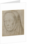 Head of an Old Woman, c. 1500 by Hans Holbein