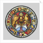 Heraldic Roundel with Arms of the Canton of Zürich, 1593 by Hans Rütter