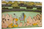 Hindu God Krishna Talking to Elders, c. 1800 by Unknown