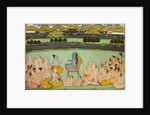 Hindu God Krishna Talking to Elders, c. 1800 by Unknown