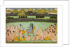 Hindu God Krishna Talking to Elders, c. 1800 by Unknown