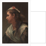 His First Model-Miss Russell, c. 1873 by William Morris Hunt (attributed to)