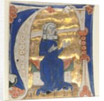 Historiated Initial Excised from a Bible, 1200s by Unknown
