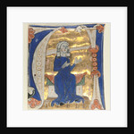 Historiated Initial Excised from a Bible, 1200s by Unknown