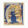 Historiated Initial Excised from a Bible, 1200s by Unknown