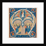 Historiated Initial Excised from a Responsorial: Christ in Majesty with Saints, c. 1280-1300 by Unknown