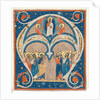 Historiated Initial Excised from a Responsorial: Christ in Majesty with Saints, c. 1280-1300 by Unknown