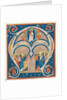 Historiated Initial Excised from a Responsorial: Christ in Majesty with Saints, c. 1280-1300 by Unknown