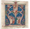 Historiated Initial Excised from an Antiphonary: Christ in Majesty with Prophets, c. 1280-1300 by Unknown