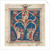 Historiated Initial Excised from an Antiphonary: Christ in Majesty with Prophets, c. 1280-1300 by Unknown