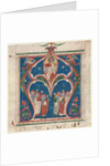 Historiated Initial Excised from an Antiphonary: Christ in Majesty with Prophets, c. 1280-1300 by Unknown