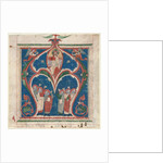 Historiated Initial Excised from an Antiphonary: Christ in Majesty with Prophets, c. 1280-1300 by Unknown