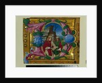 Historiated Initial Excised from a Choir Book: Two Martyr Saints, c. 1500-1510 by Girolamo dai Libri (circle of)