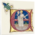 Historiated Initial Excised from an Antiphonary: Risen Christ in the Tomb, c. 1420-1450 by Unknown